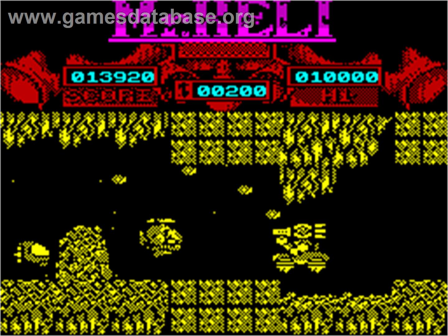 Mr. Heli - Sinclair ZX Spectrum - Artwork - In Game
