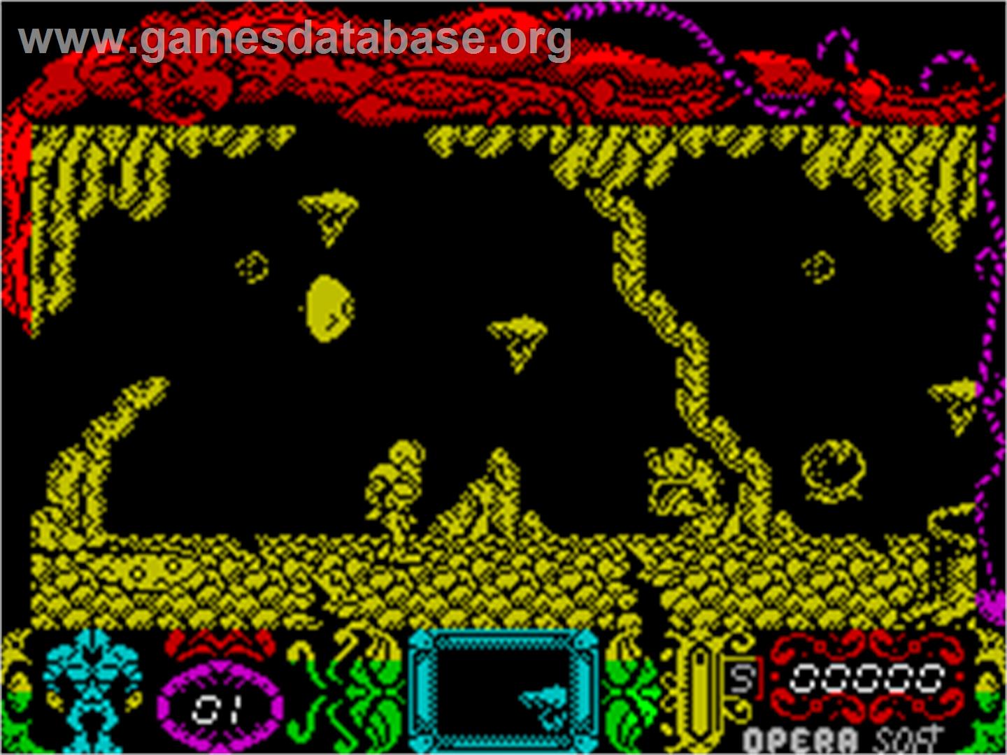Mutan Zone - Sinclair ZX Spectrum - Artwork - In Game