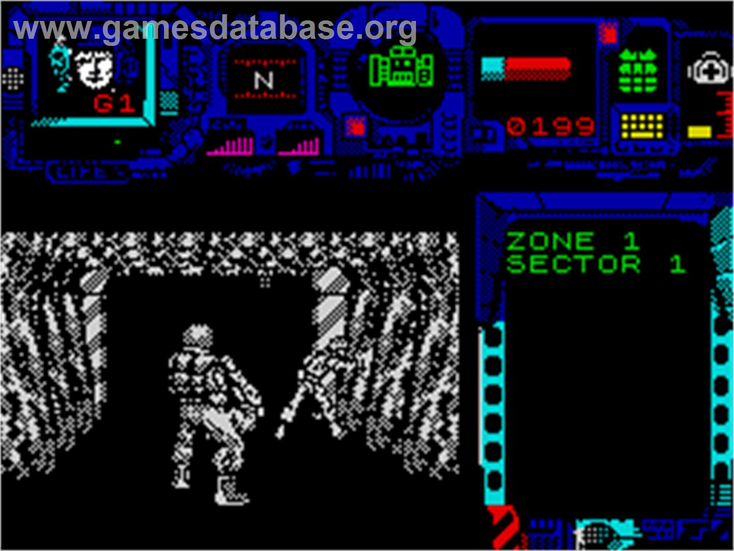 Narco Police - Sinclair ZX Spectrum - Artwork - In Game