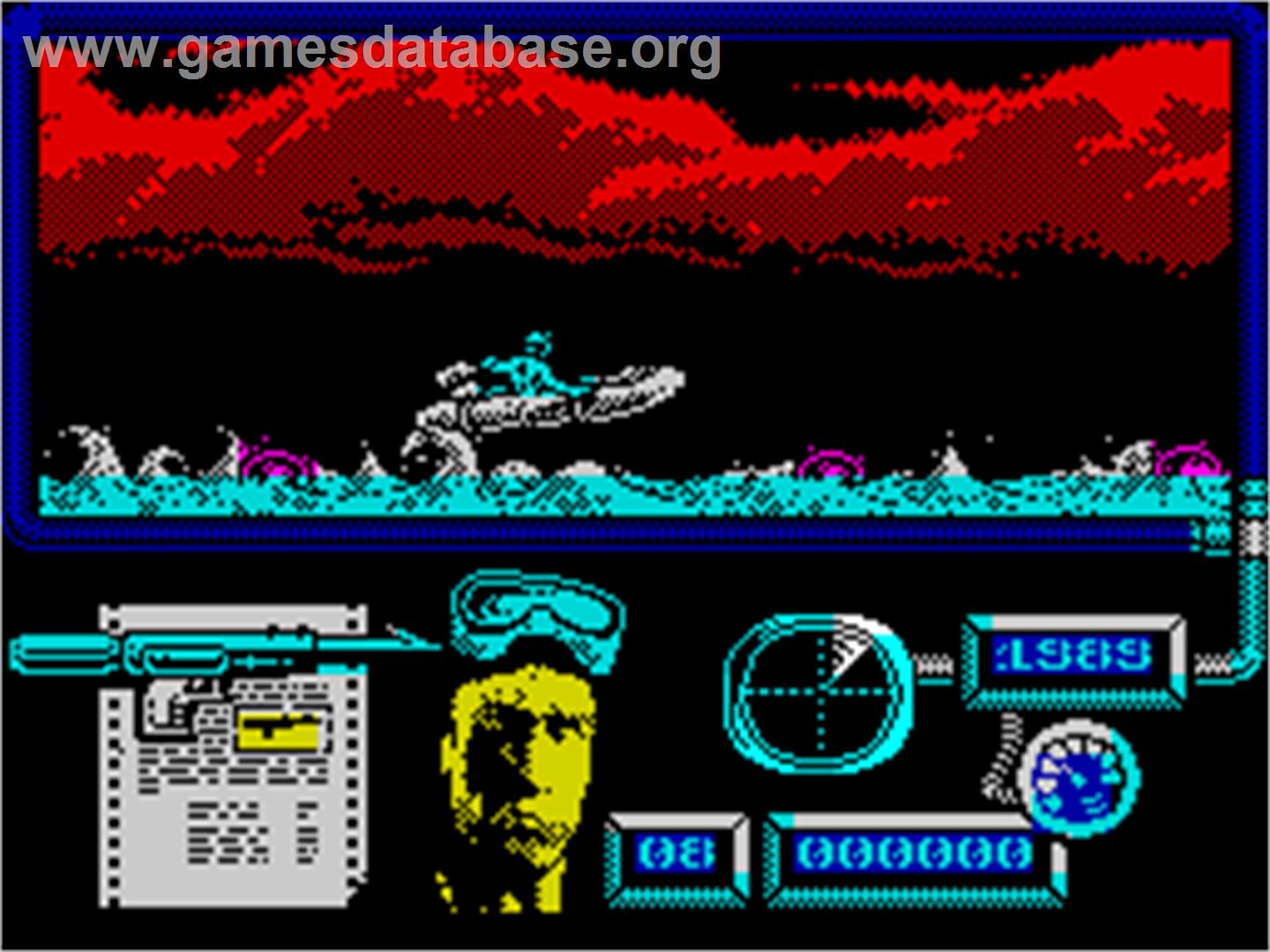 Navy Moves - Sinclair ZX Spectrum - Artwork - In Game