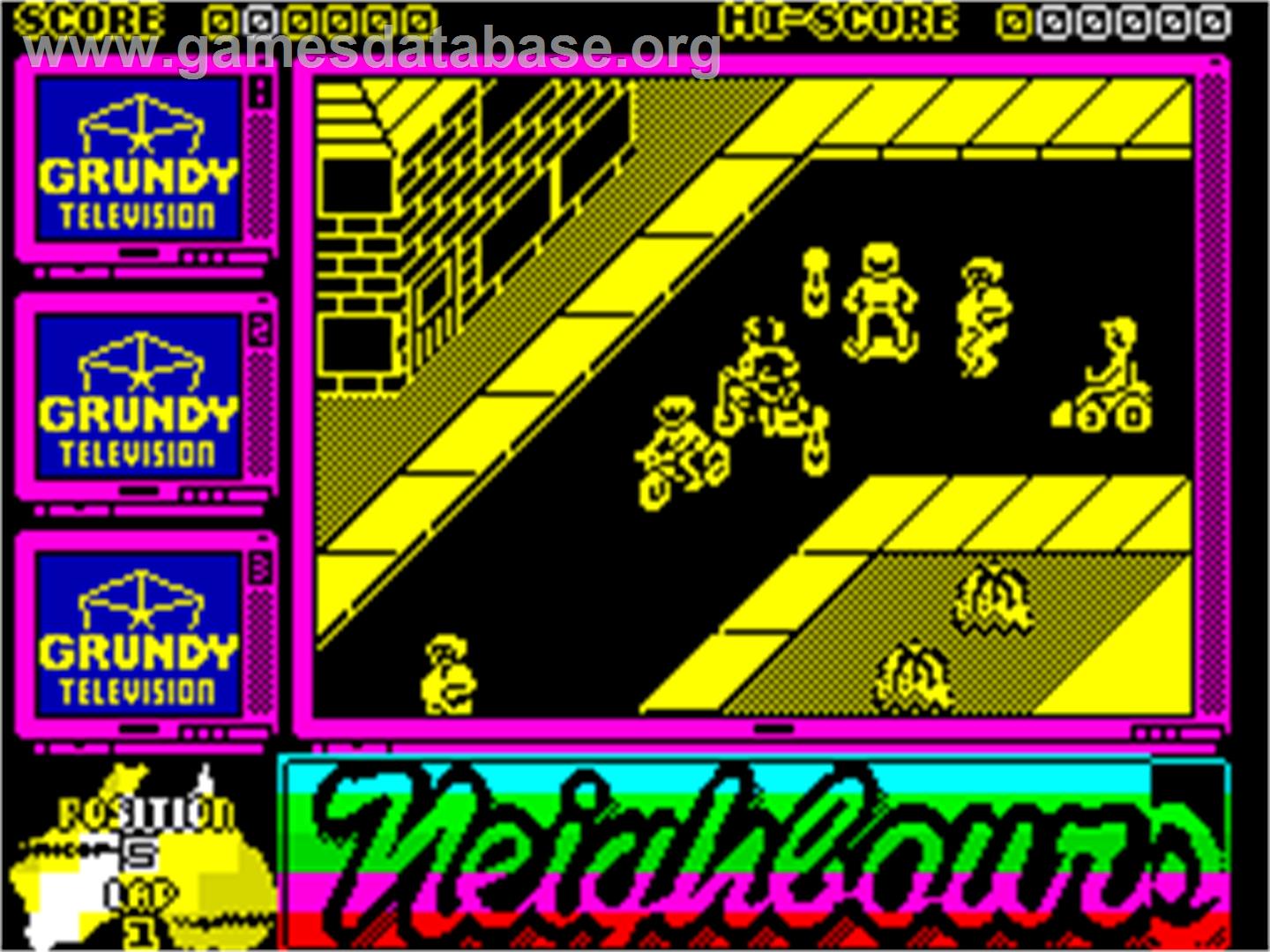 Neighbours - Sinclair ZX Spectrum - Artwork - In Game
