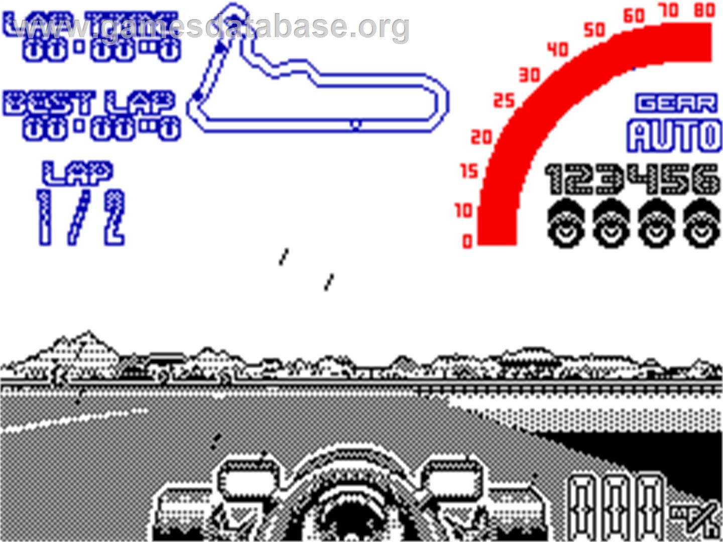 Nigel Mansell's World Championship - Sinclair ZX Spectrum - Artwork - In Game