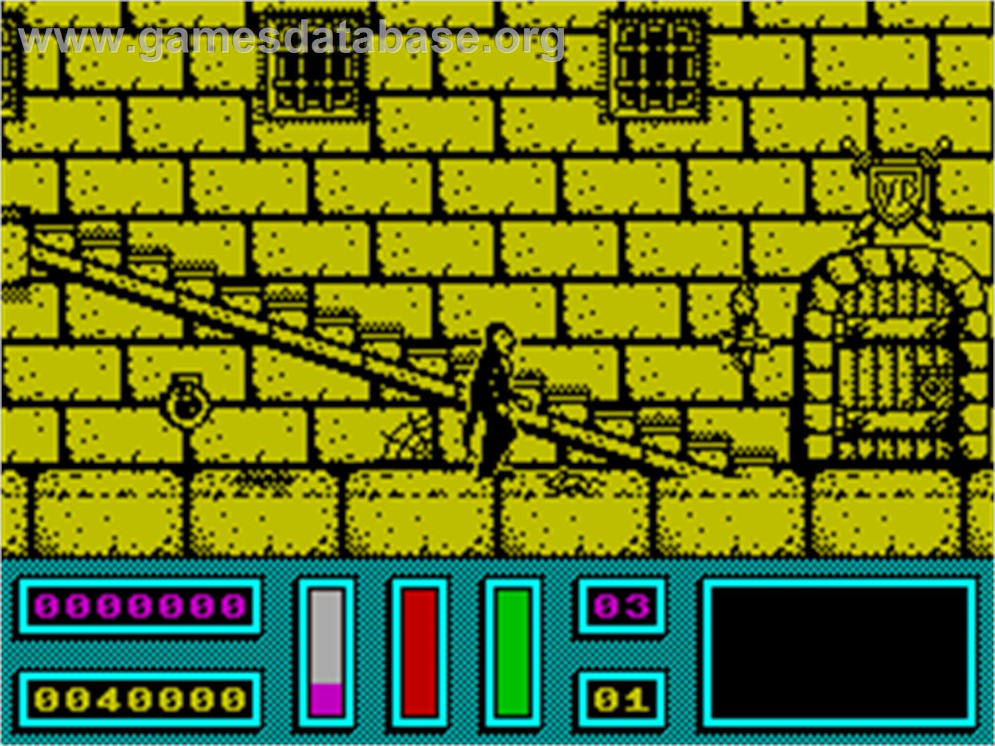 NightHunter - Sinclair ZX Spectrum - Artwork - In Game