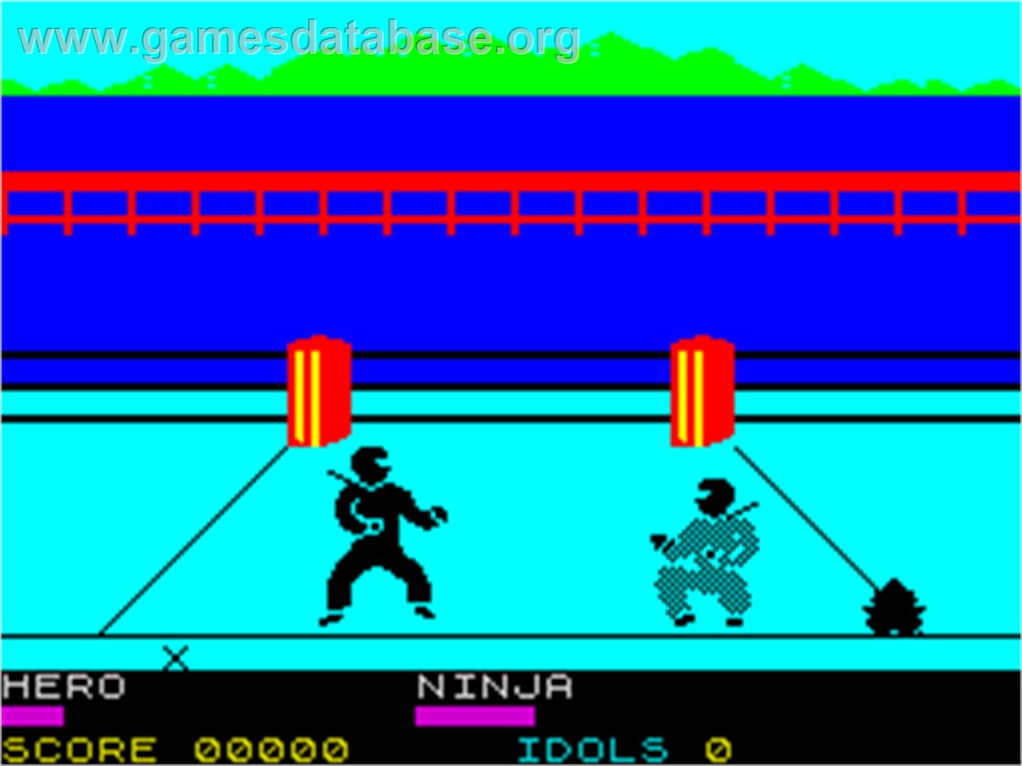 Ninja - Sinclair ZX Spectrum - Artwork - In Game