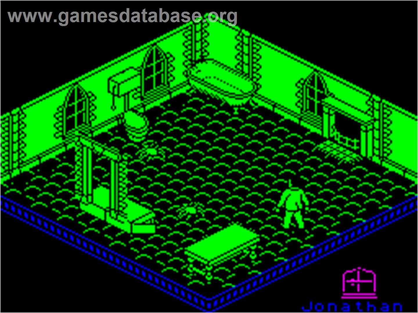 Nosferatu the Vampyre - Sinclair ZX Spectrum - Artwork - In Game