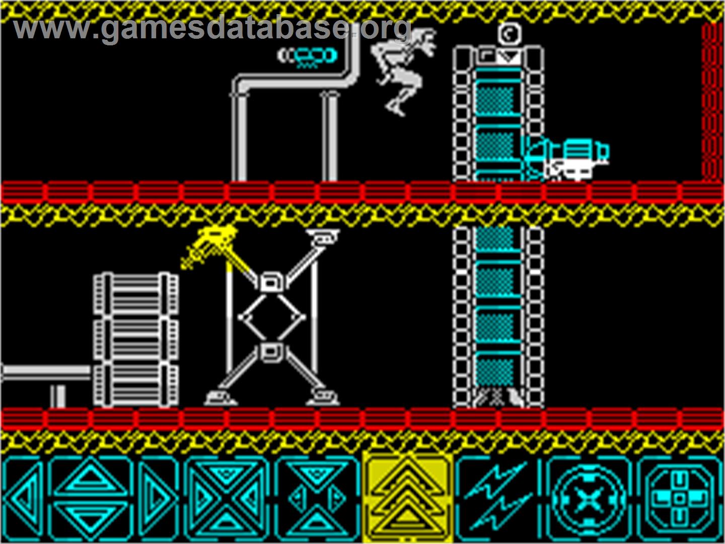 Obliterator - Sinclair ZX Spectrum - Artwork - In Game