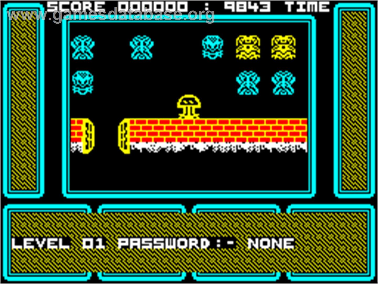 One Man and His Droid - Sinclair ZX Spectrum - Artwork - In Game