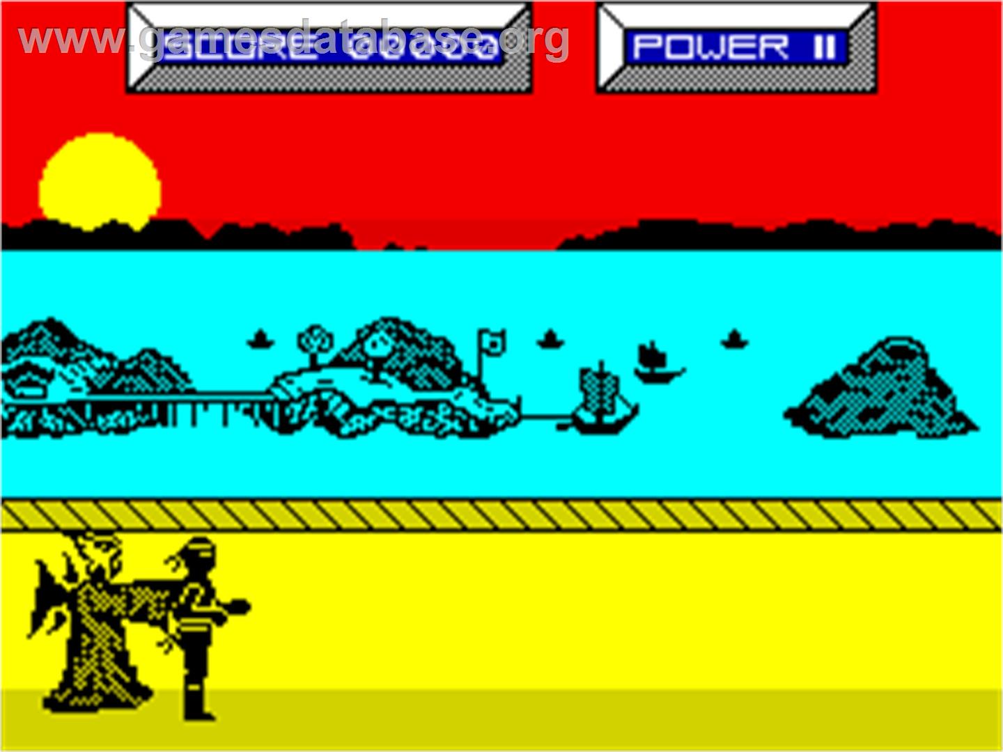Oriental Hero - Sinclair ZX Spectrum - Artwork - In Game