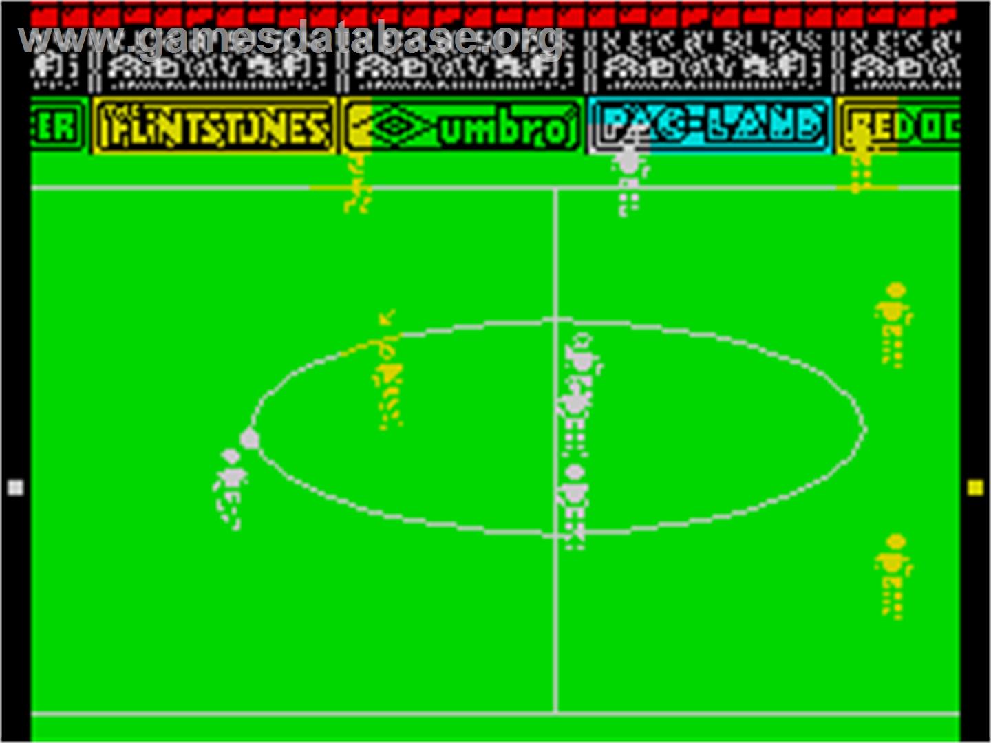 Peter Beardsley's International Football - Sinclair ZX Spectrum - Artwork - In Game