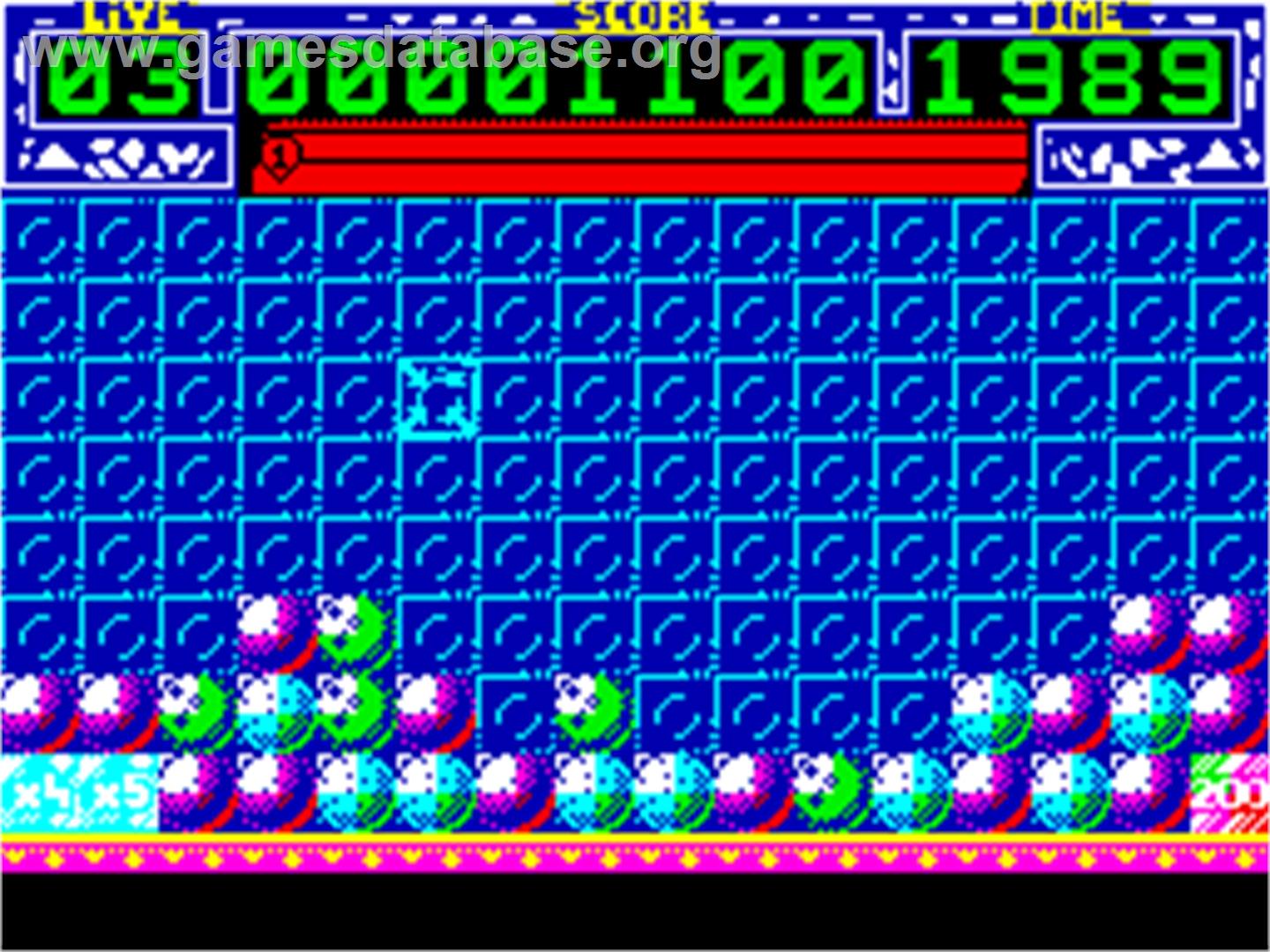 Pick 'n Pile - Sinclair ZX Spectrum - Artwork - In Game