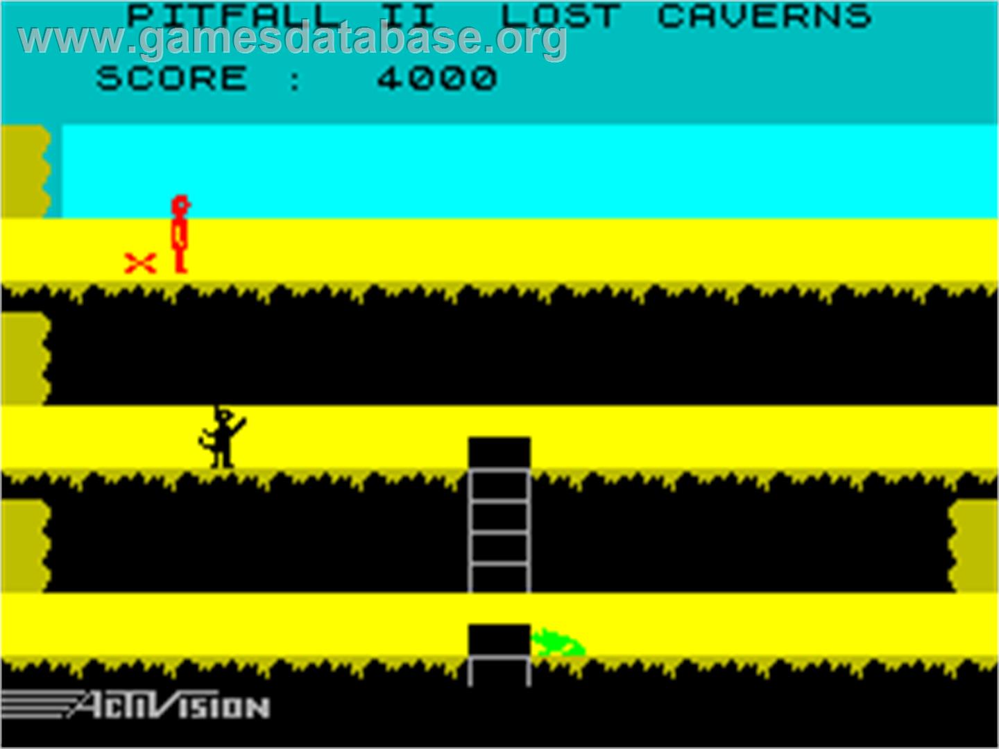Pitfall II: Lost Caverns - Sinclair ZX Spectrum - Artwork - In Game
