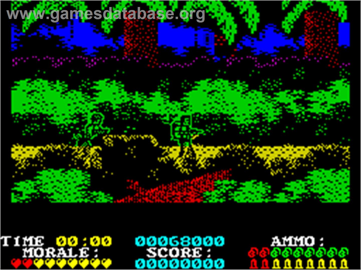 Platoon - Sinclair ZX Spectrum - Artwork - In Game