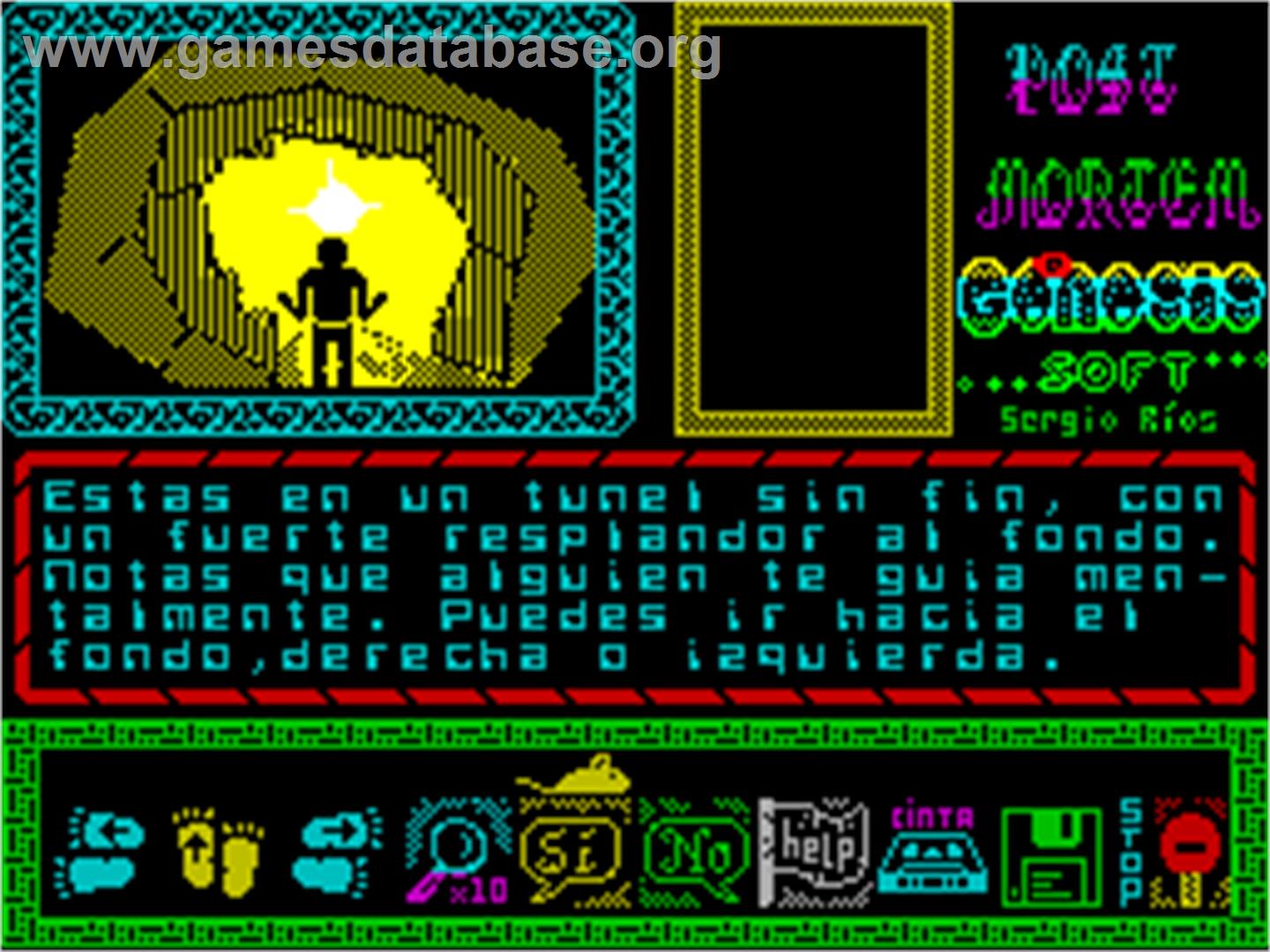Post Mortem - Sinclair ZX Spectrum - Artwork - In Game