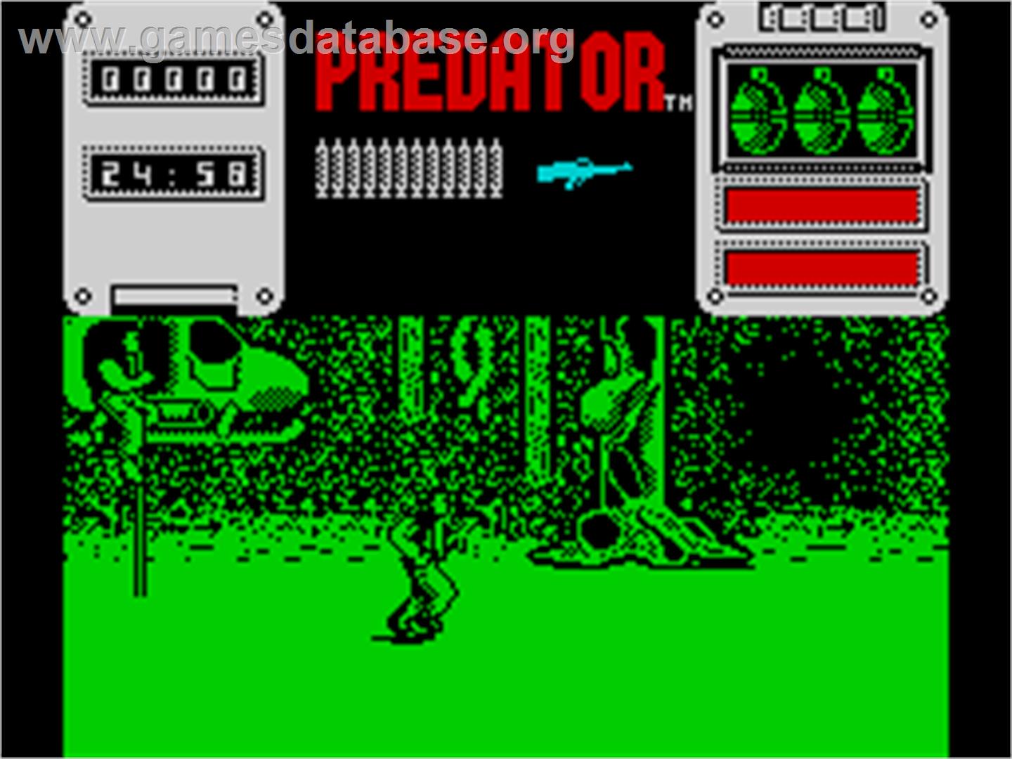 Predator - Sinclair ZX Spectrum - Artwork - In Game