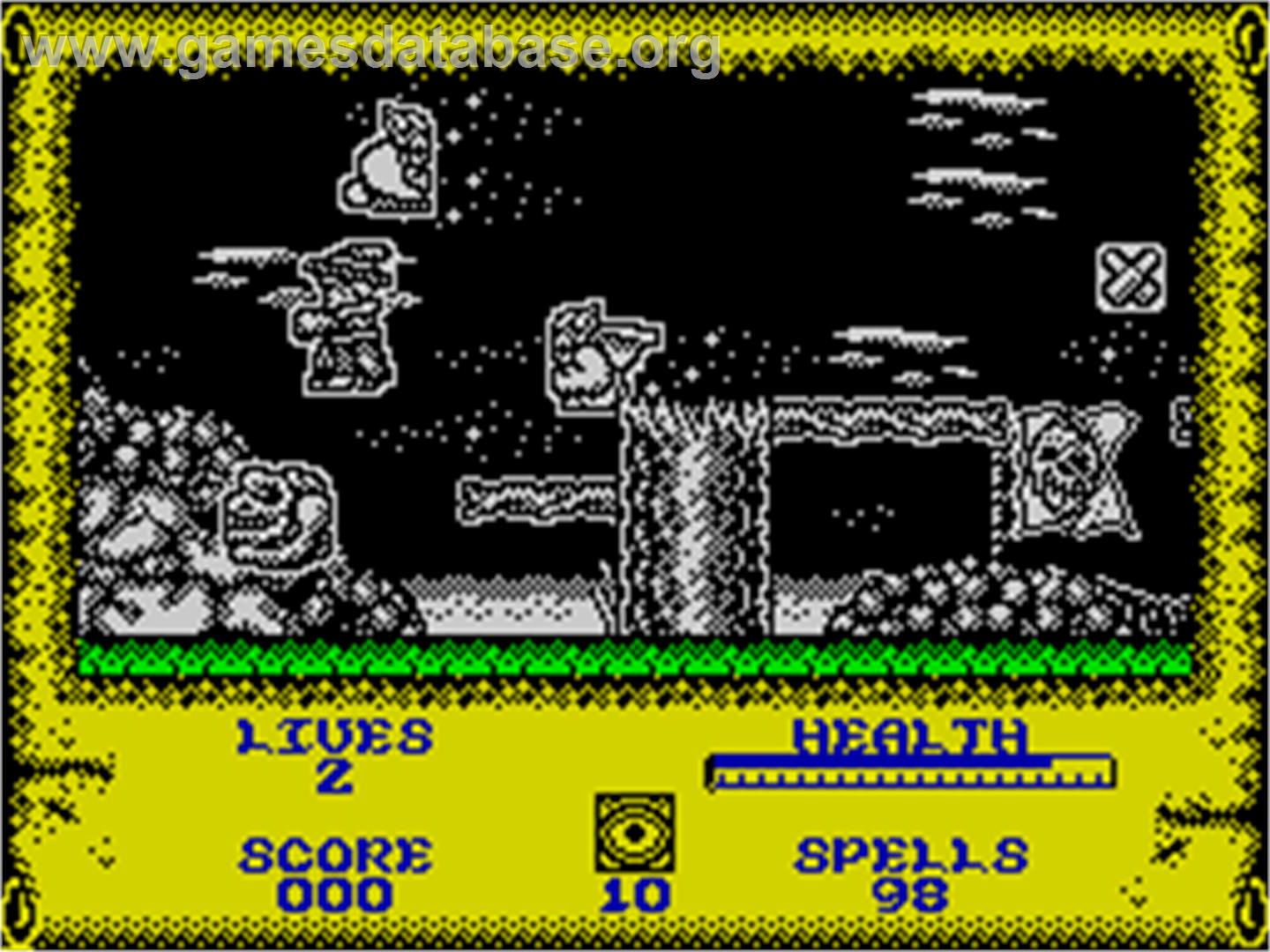 Quattro Cartoon - Sinclair ZX Spectrum - Artwork - In Game