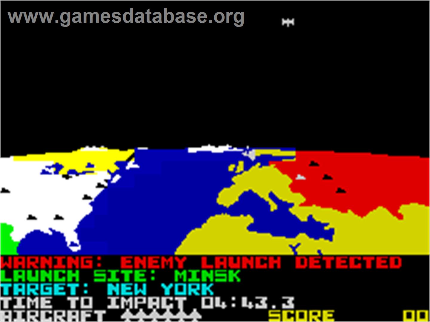 Raid Over Moscow - Sinclair ZX Spectrum - Artwork - In Game