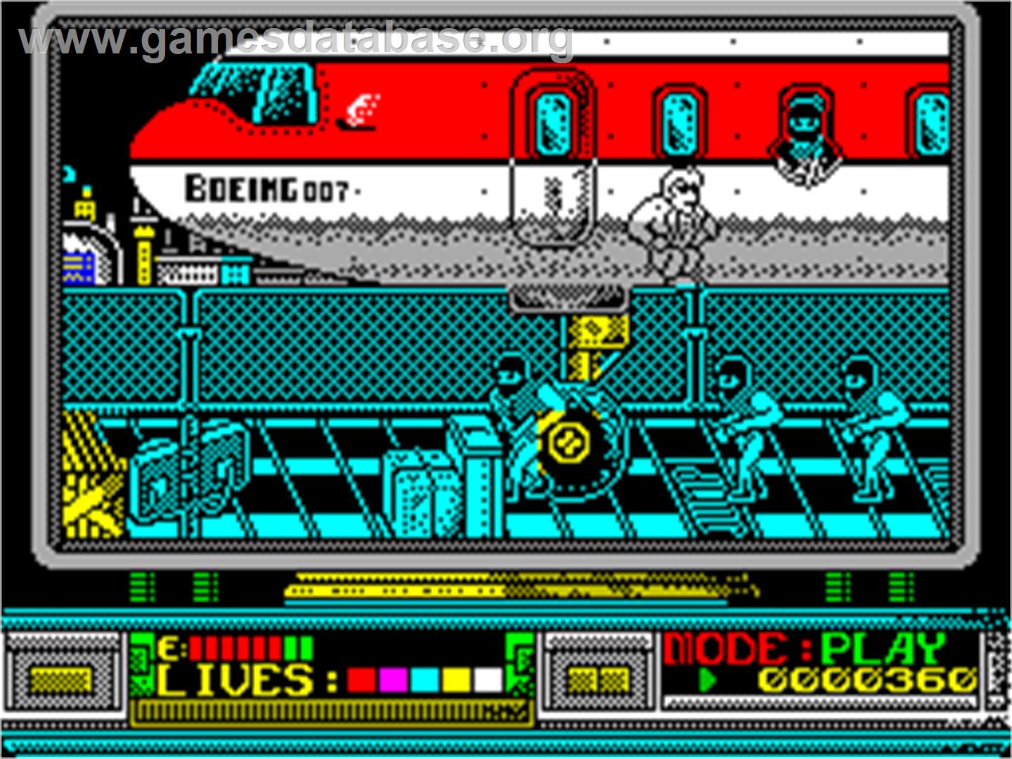 Rescate En El Golfo - Sinclair ZX Spectrum - Artwork - In Game