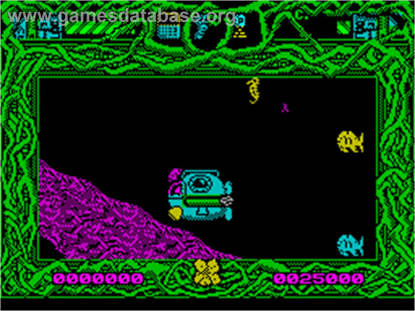 Rescue from Atlantis - Sinclair ZX Spectrum - Artwork - In Game