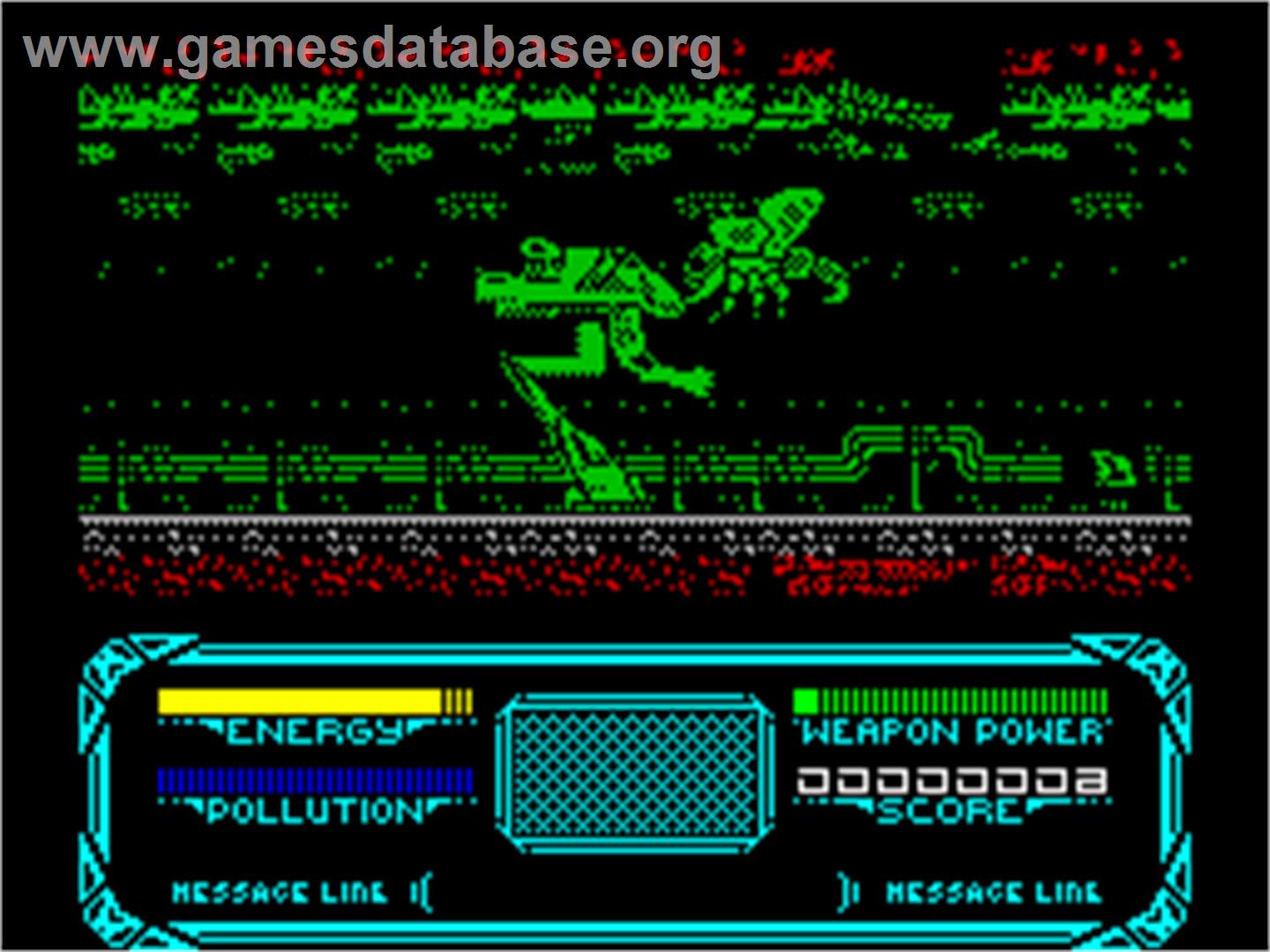 Robozone - Sinclair ZX Spectrum - Artwork - In Game