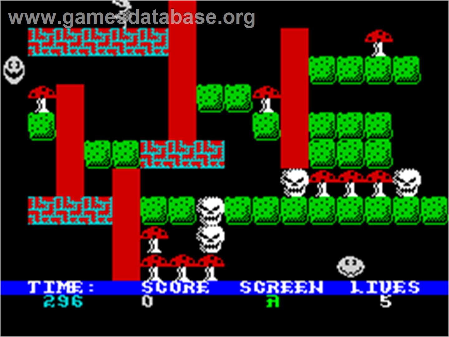 Rockman - Sinclair ZX Spectrum - Artwork - In Game