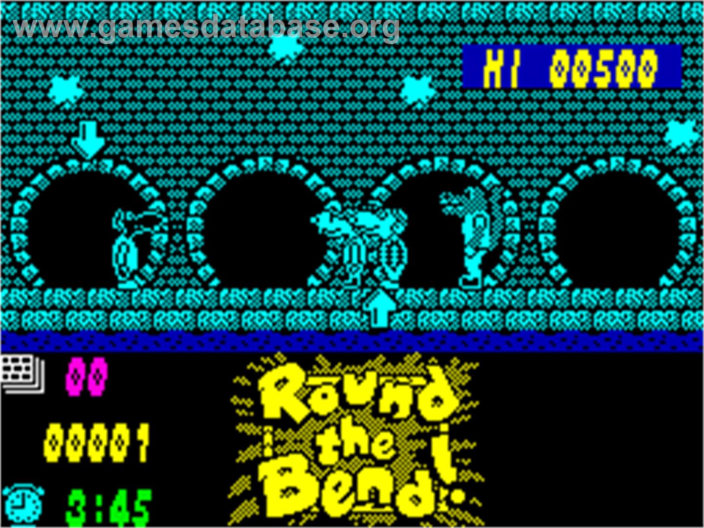 Round the Bend! - Sinclair ZX Spectrum - Artwork - In Game