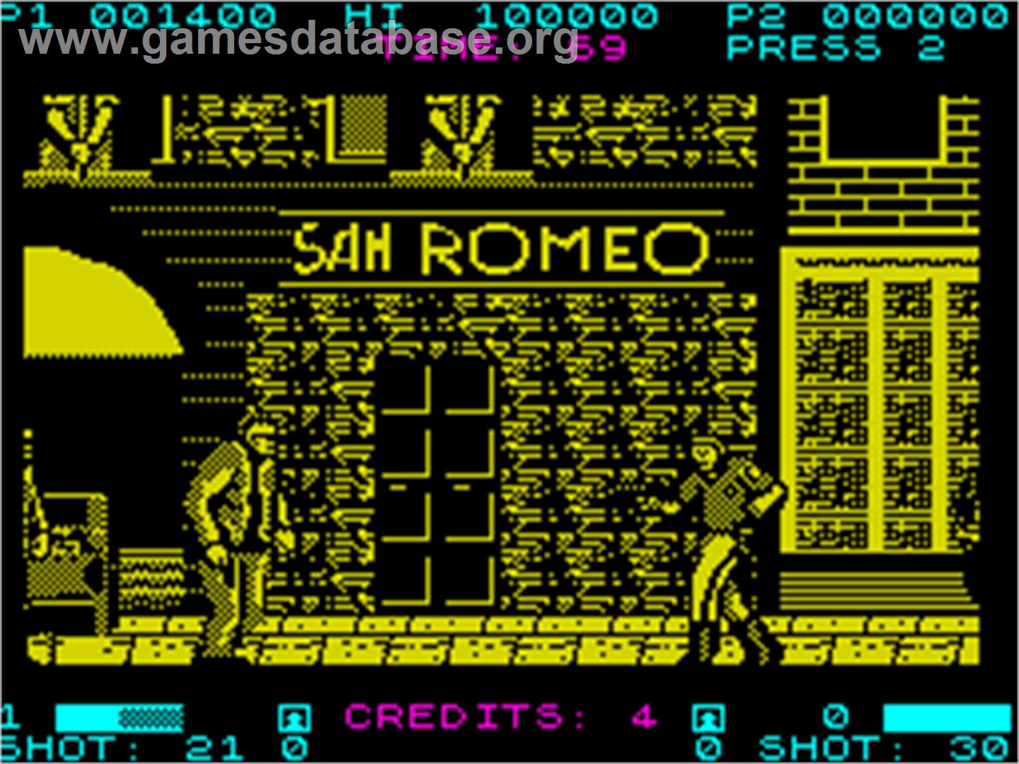 SWAT - Sinclair ZX Spectrum - Artwork - In Game