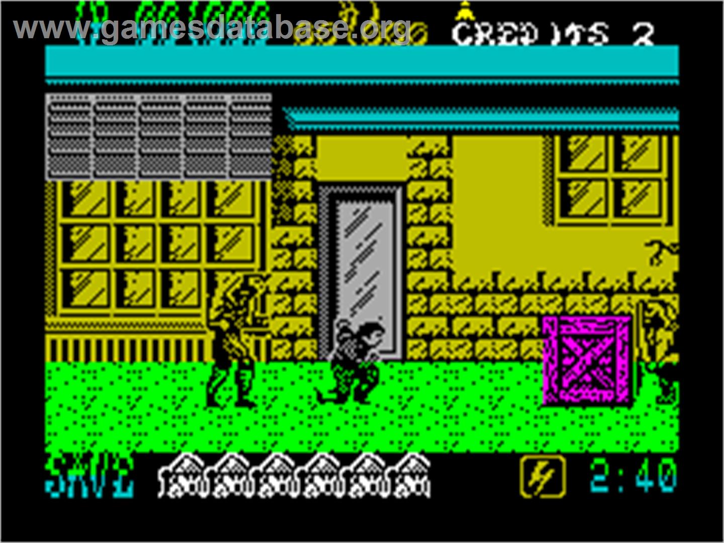Shinobi - Sinclair ZX Spectrum - Artwork - In Game
