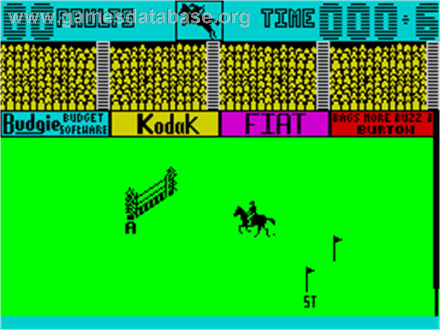 Show Jumping - Sinclair ZX Spectrum - Artwork - In Game