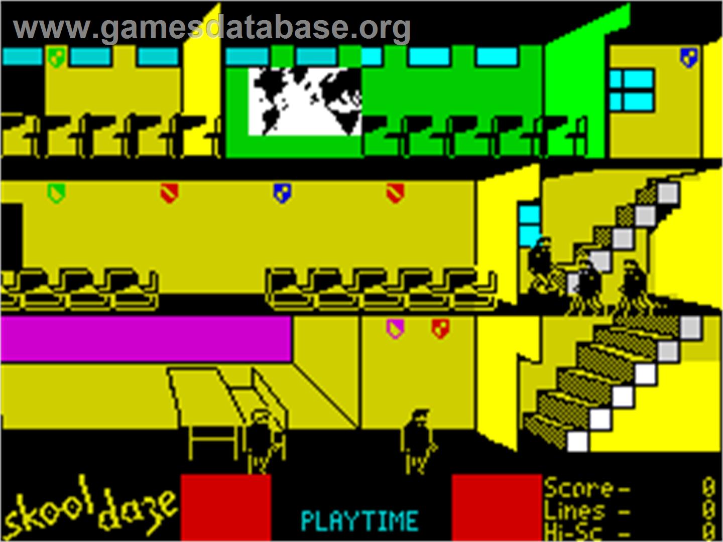 Skool Daze - Sinclair ZX Spectrum - Artwork - In Game