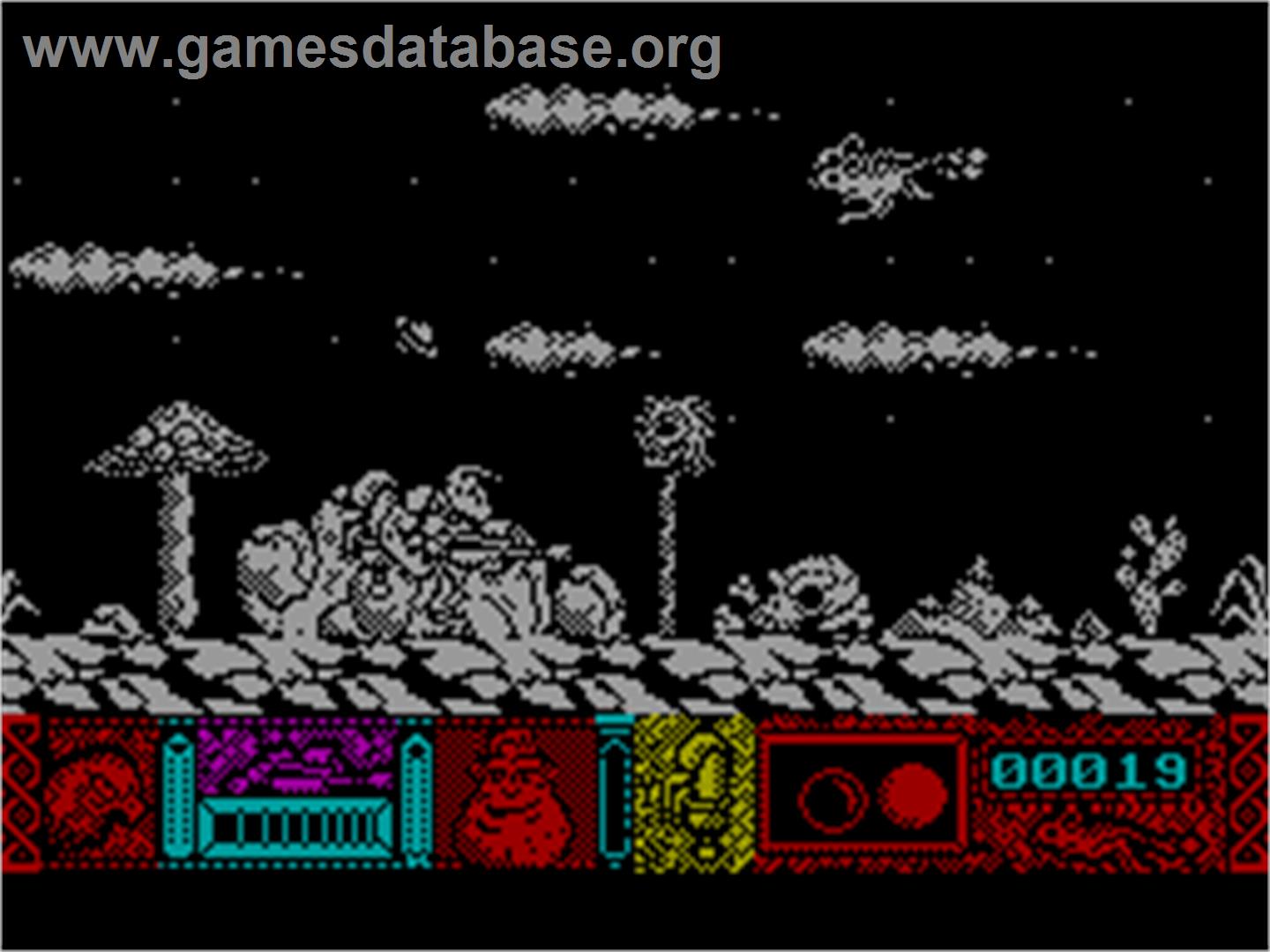 Sol Negro - Sinclair ZX Spectrum - Artwork - In Game