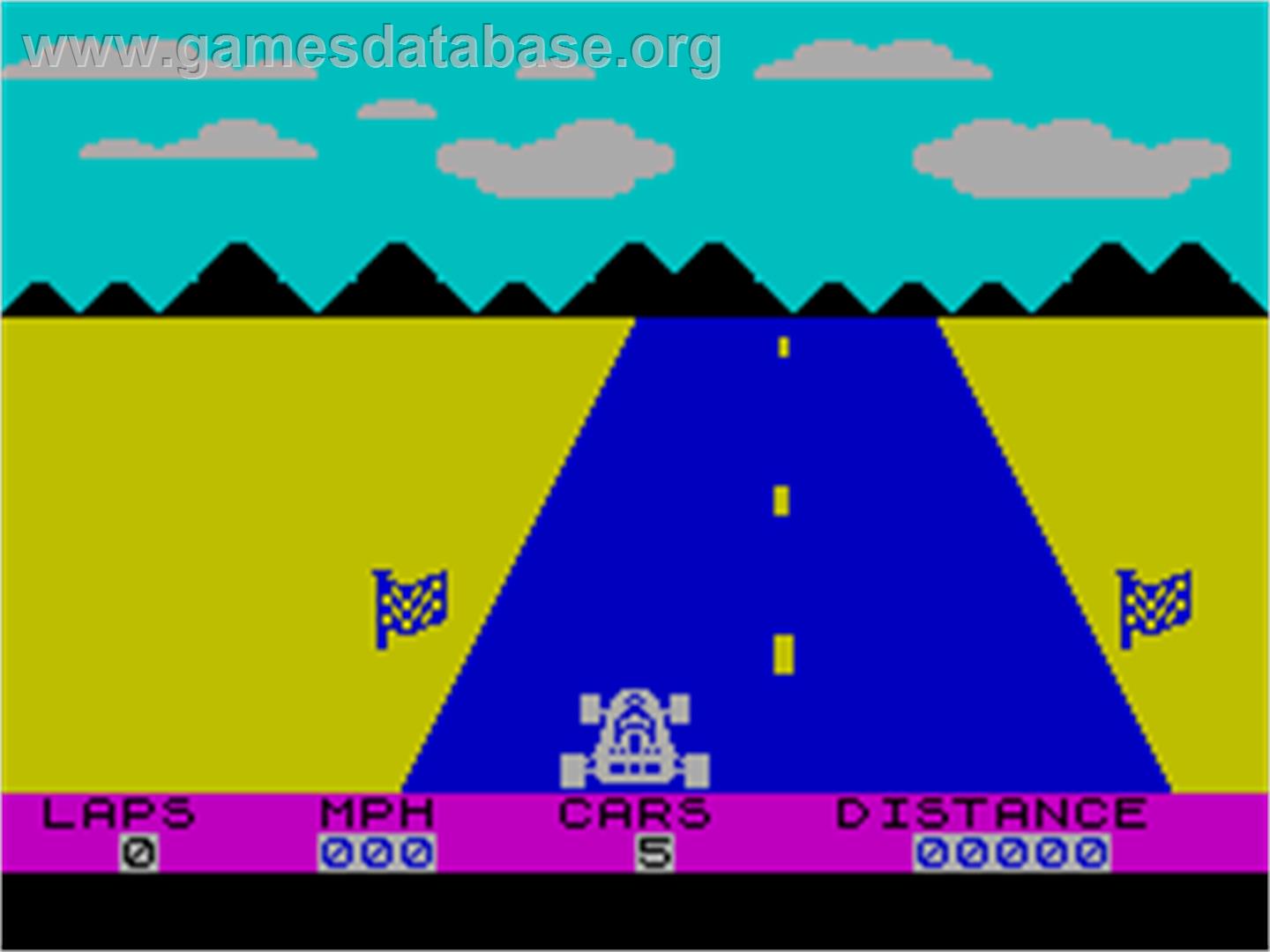 Speed Duel - Sinclair ZX Spectrum - Artwork - In Game