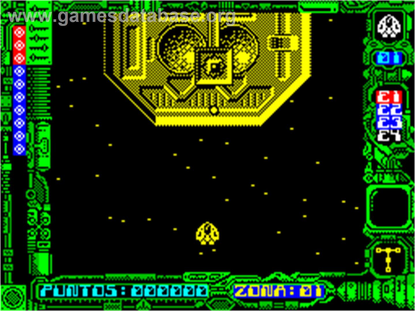 Stardust - Sinclair ZX Spectrum - Artwork - In Game