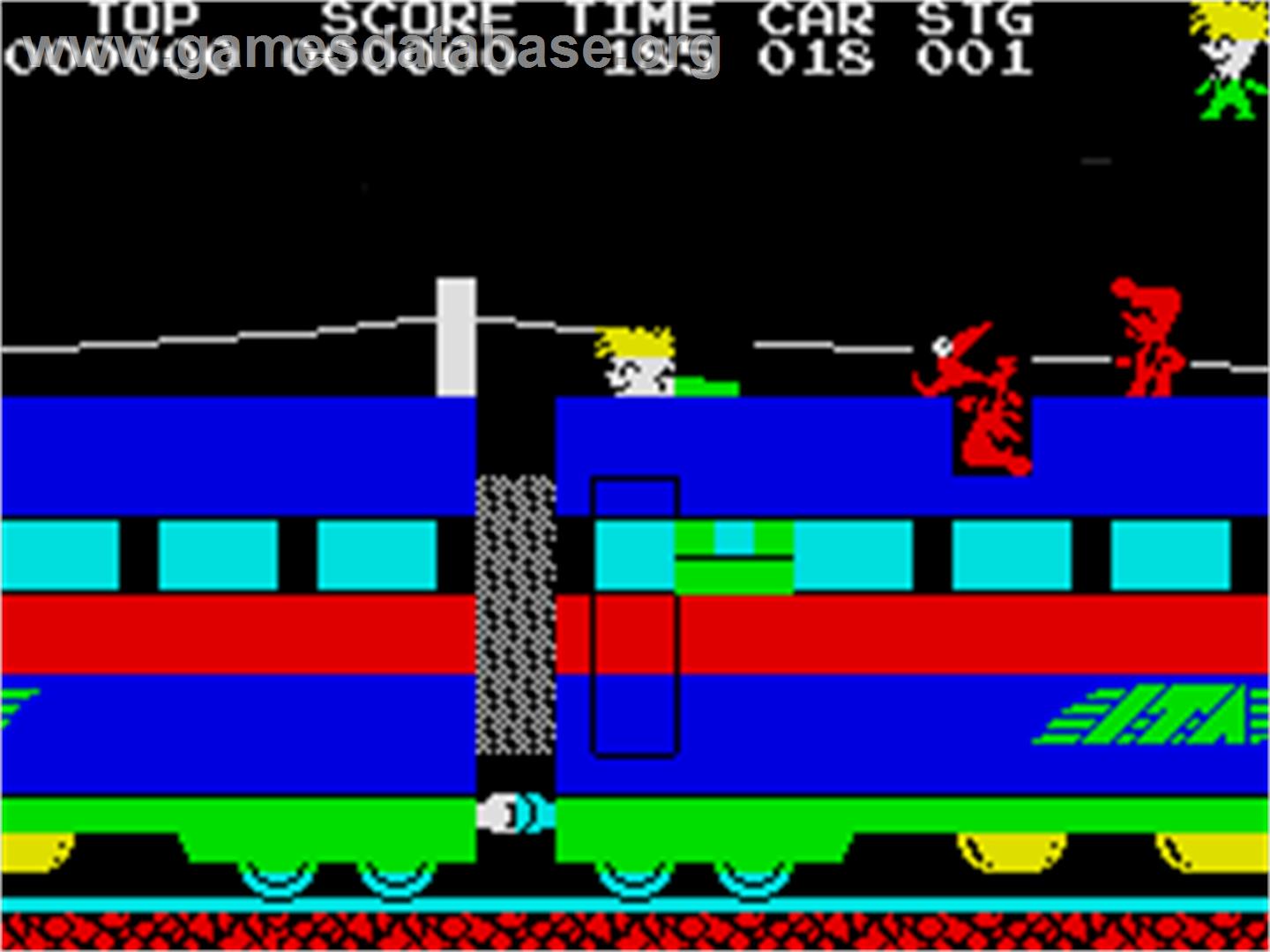Stop the Express - Sinclair ZX Spectrum - Artwork - In Game