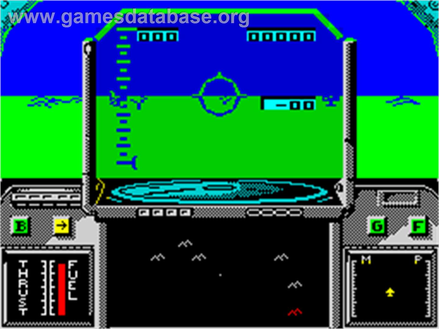 Strike Force Harrier - Sinclair ZX Spectrum - Artwork - In Game