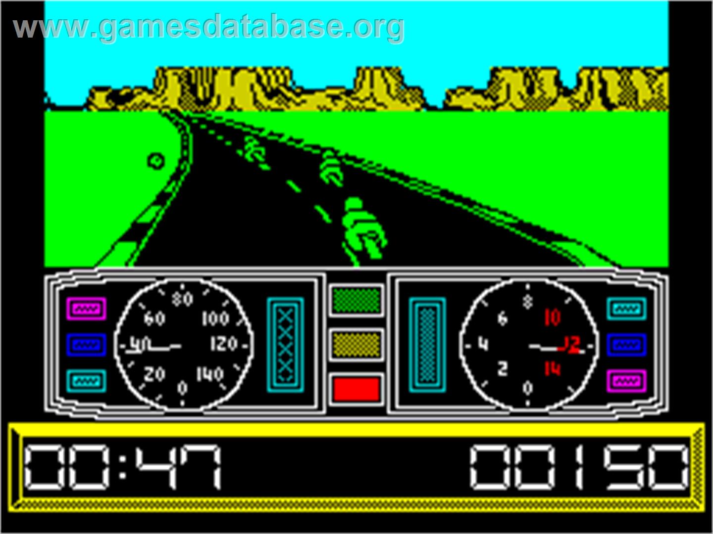 Super Cycle - Sinclair ZX Spectrum - Artwork - In Game