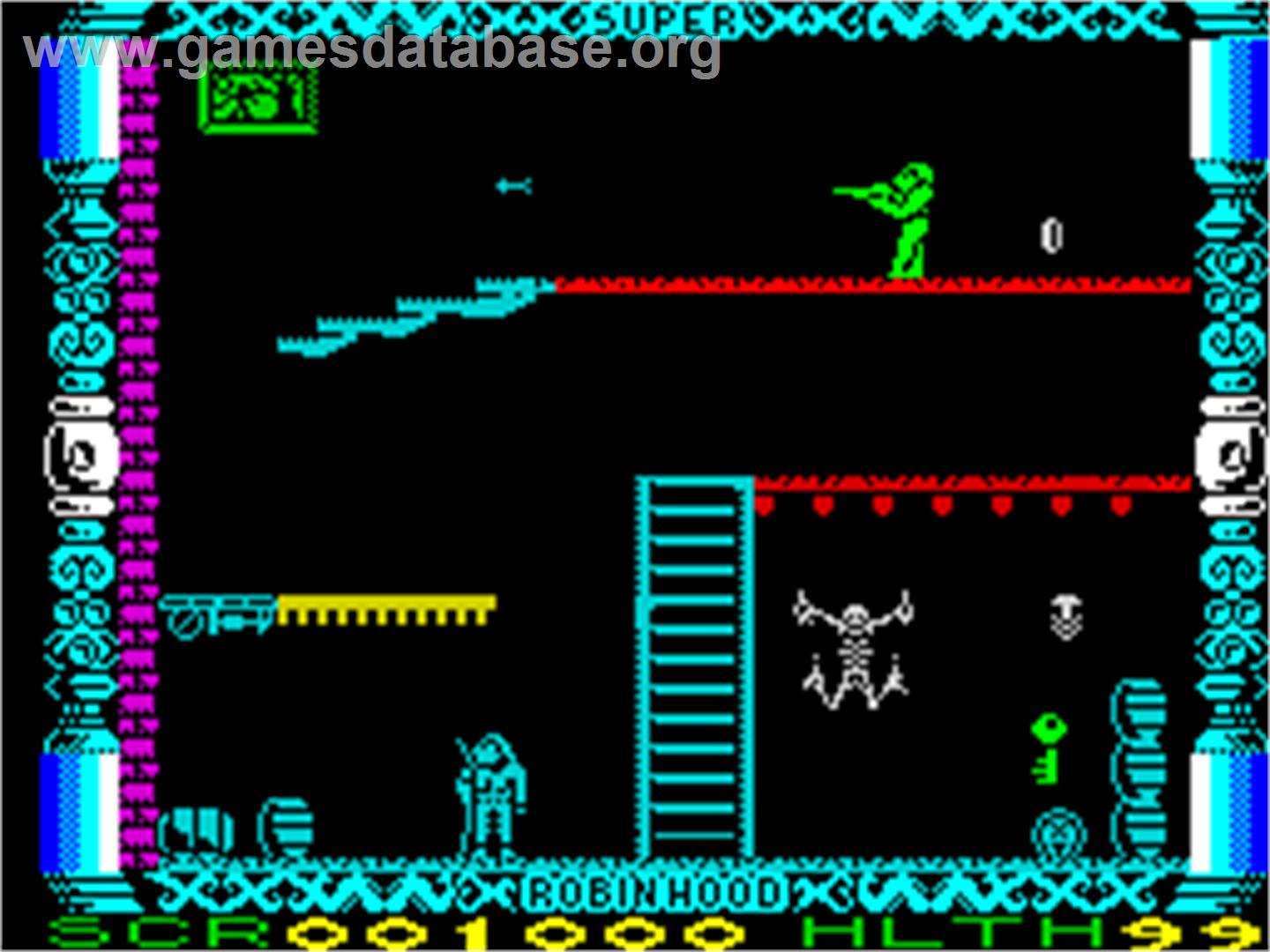 Super Robin Hood - Sinclair ZX Spectrum - Artwork - In Game
