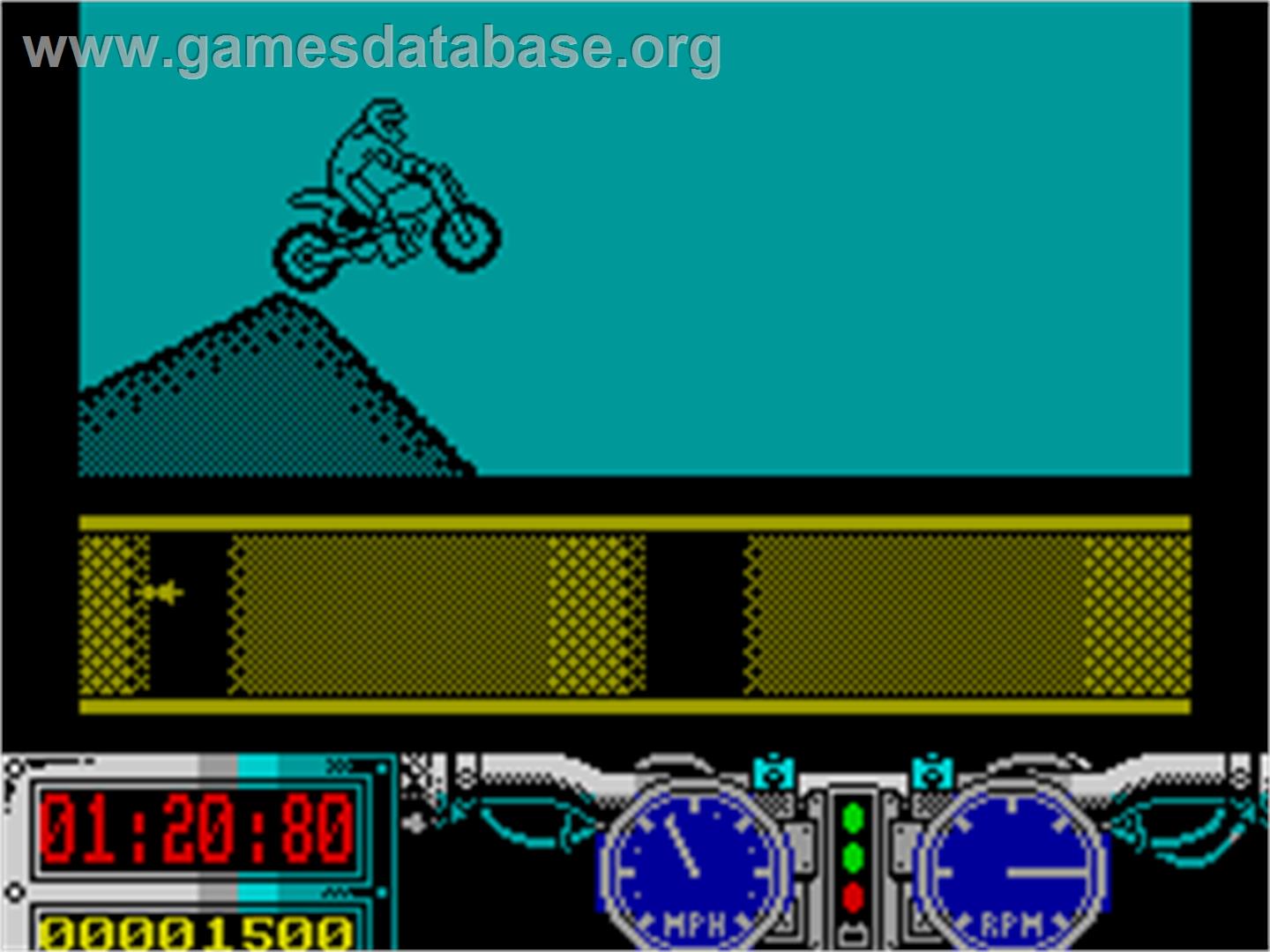 Super Scramble Simulator - Sinclair ZX Spectrum - Artwork - In Game