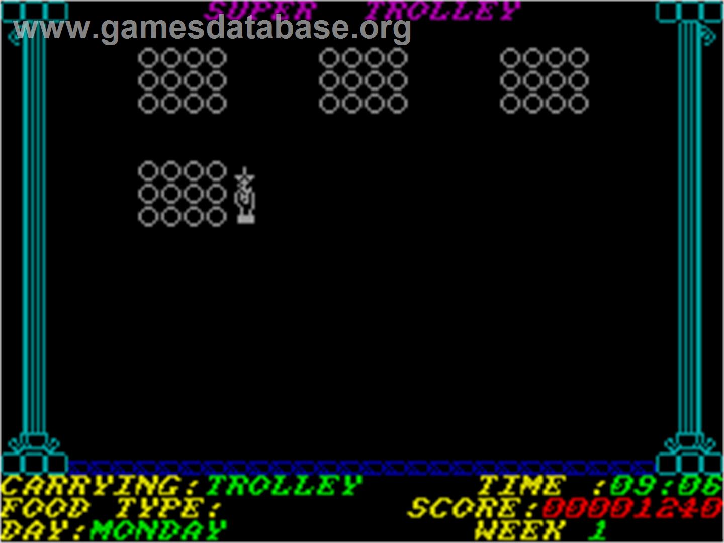 Super Trolley - Sinclair ZX Spectrum - Artwork - In Game