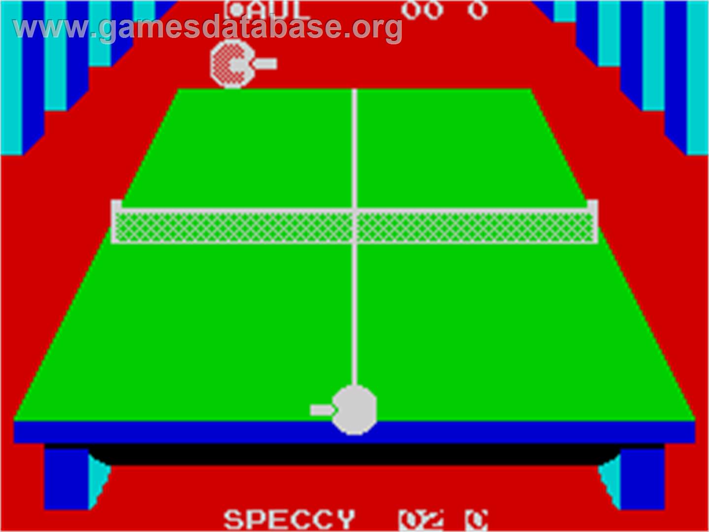 Superstar Indoor Sports - Sinclair ZX Spectrum - Artwork - In Game