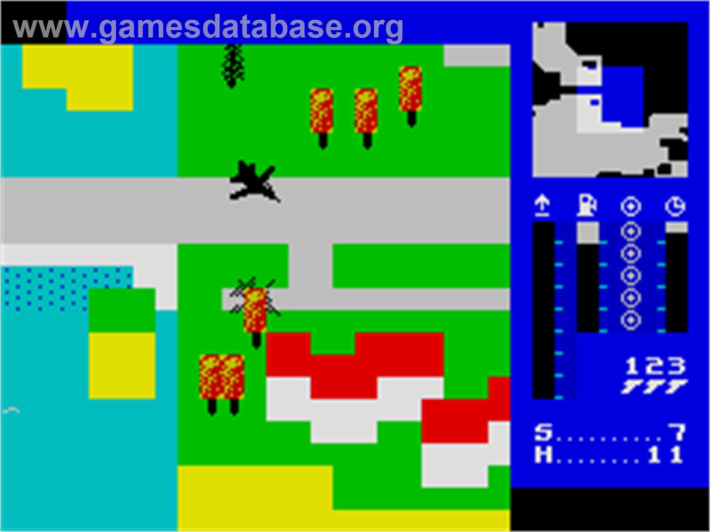 TLL: Tornado Low Level - Sinclair ZX Spectrum - Artwork - In Game