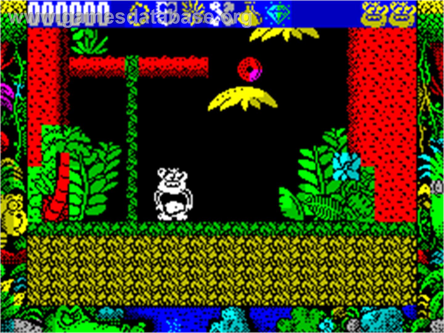 Tarzan Goes Ape! - Sinclair ZX Spectrum - Artwork - In Game