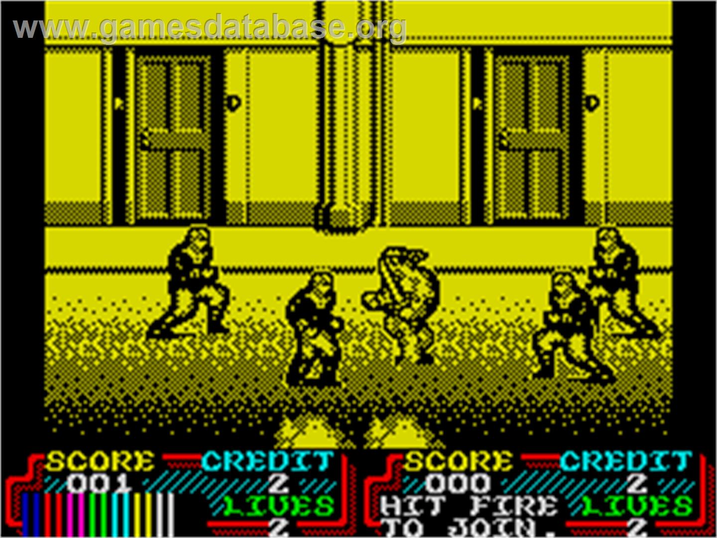 Teenage Mutant Ninja Turtles II: The Arcade Game - Sinclair ZX Spectrum - Artwork - In Game