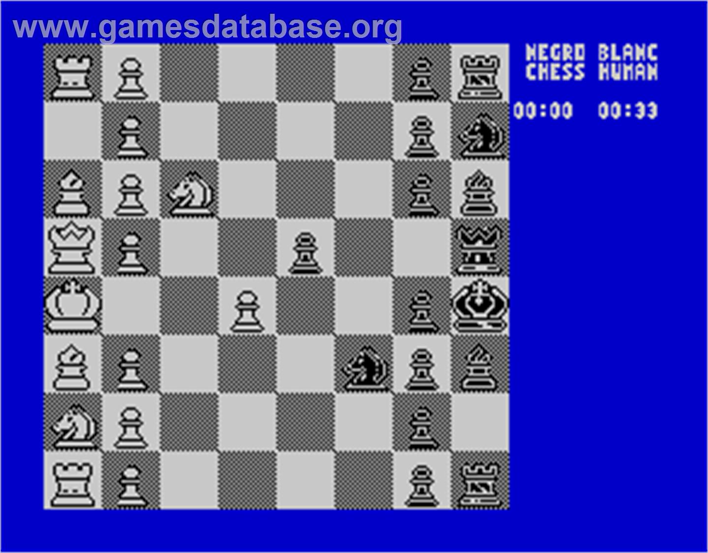 The Chessmaster 2000 - Sinclair ZX Spectrum - Artwork - In Game