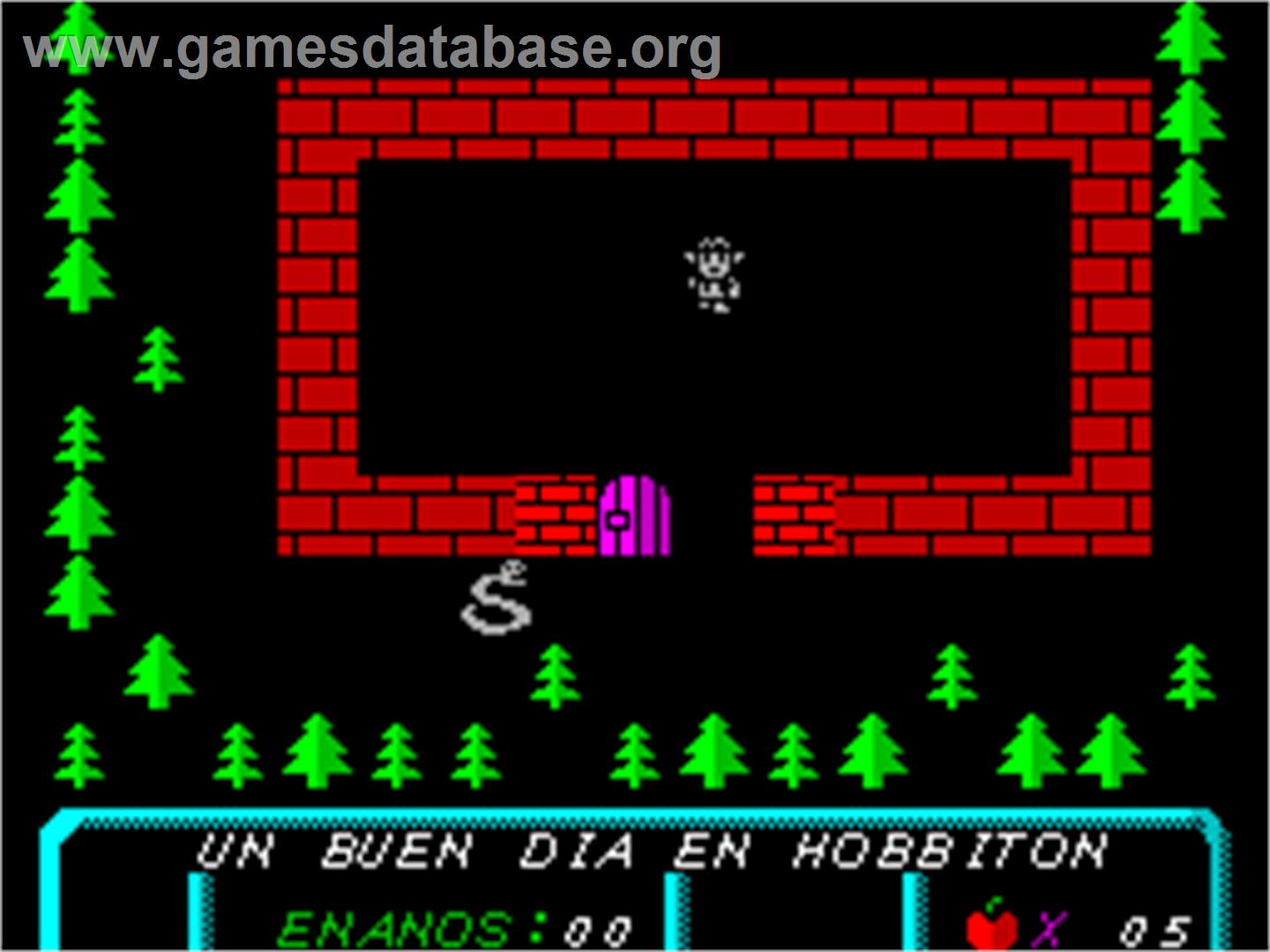 The Hobbit - Sinclair ZX Spectrum - Artwork - In Game