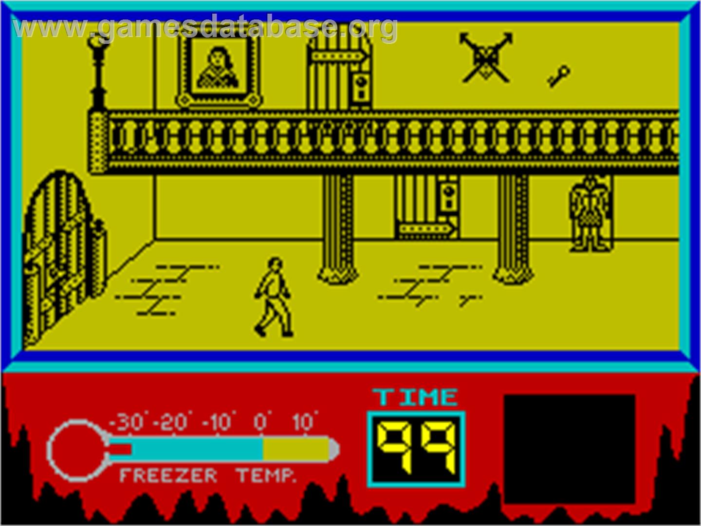 The Rocky Horror Show - Sinclair ZX Spectrum - Artwork - In Game