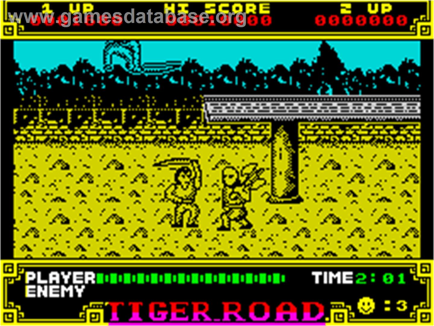 Tiger-Heli - Sinclair ZX Spectrum - Artwork - In Game
