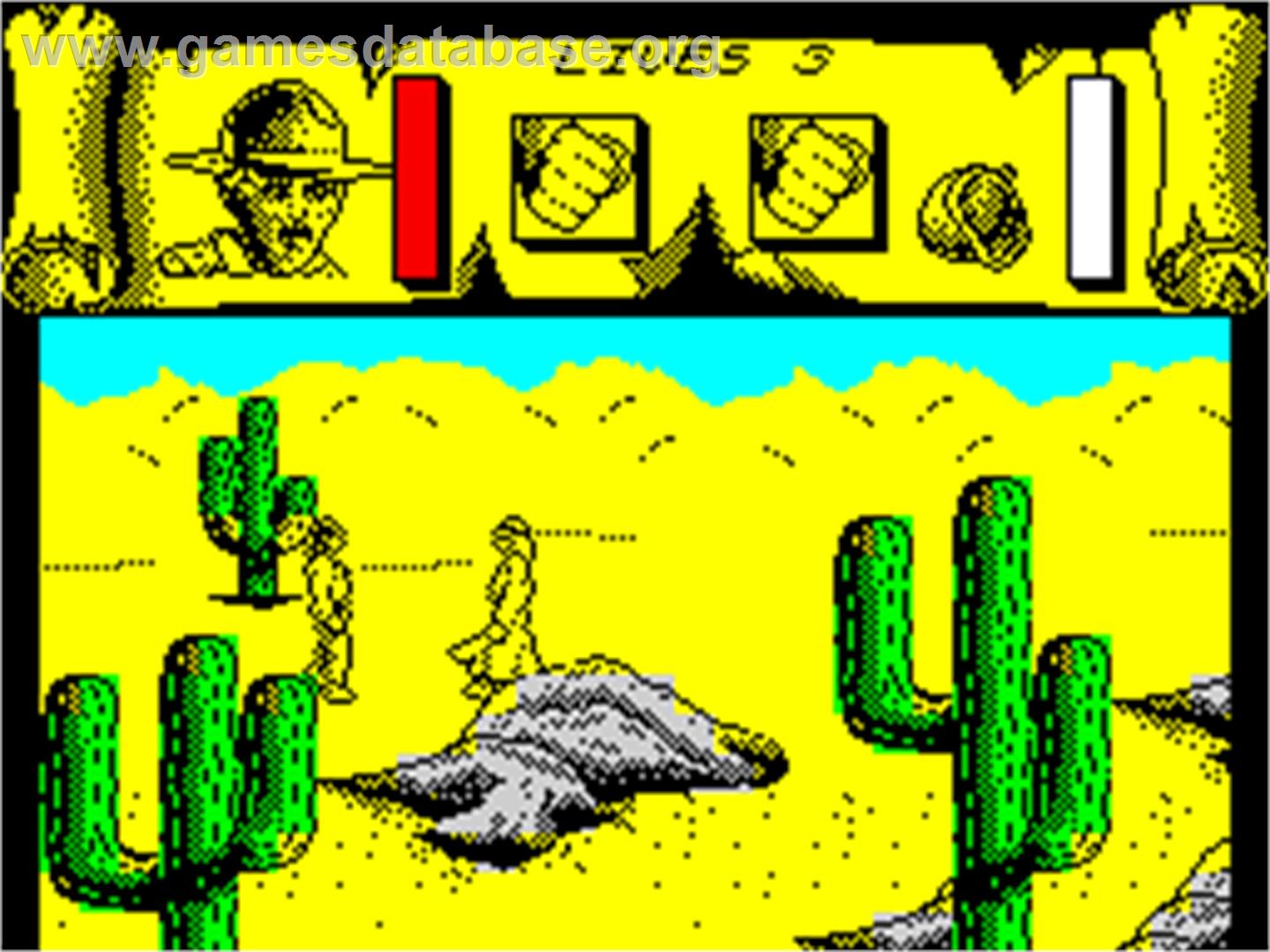 Tusker - Sinclair ZX Spectrum - Artwork - In Game