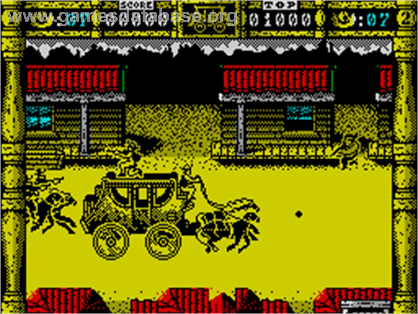 Wells & Fargo - Sinclair ZX Spectrum - Artwork - In Game