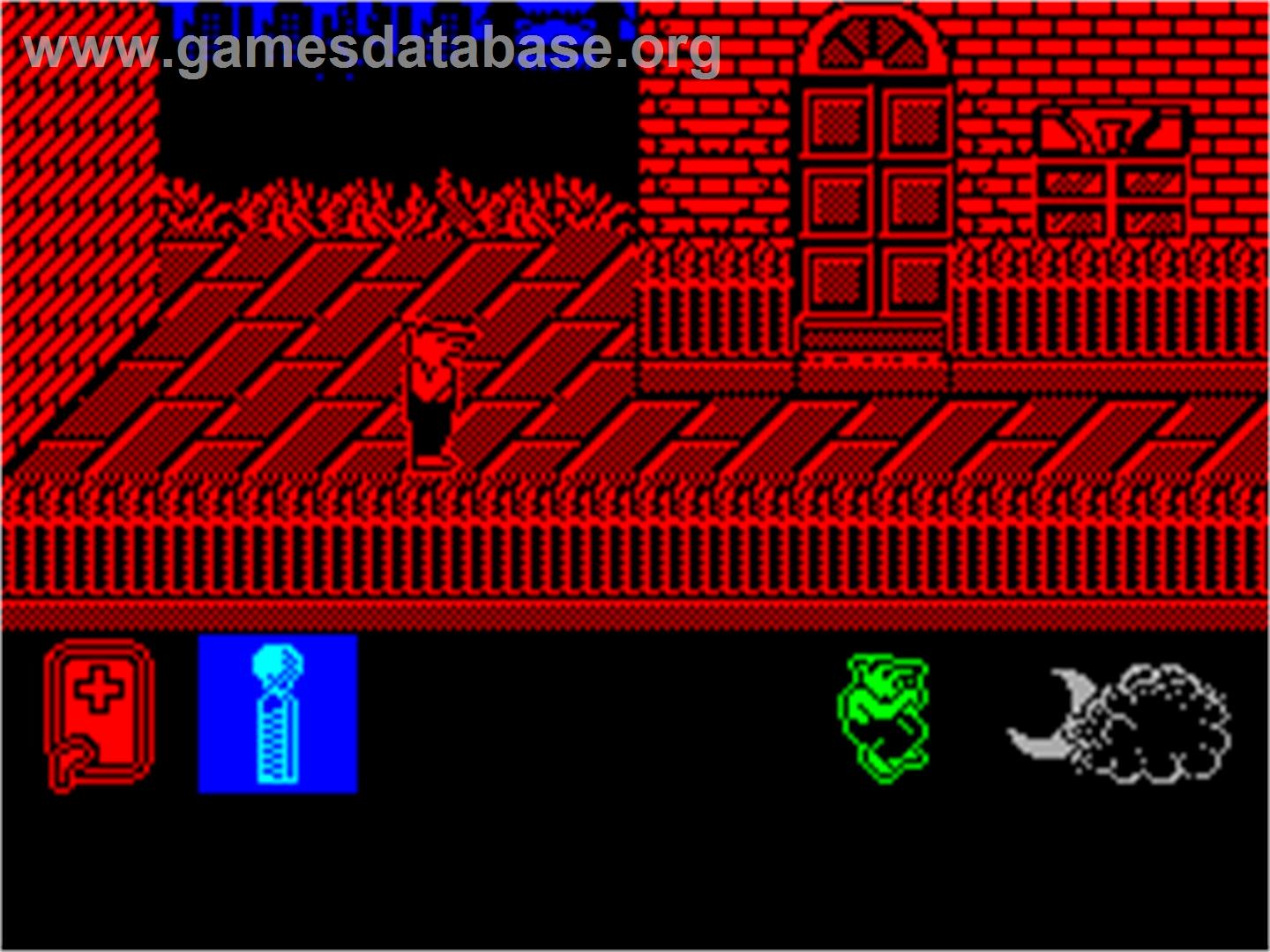 Werewolves of London - Sinclair ZX Spectrum - Artwork - In Game
