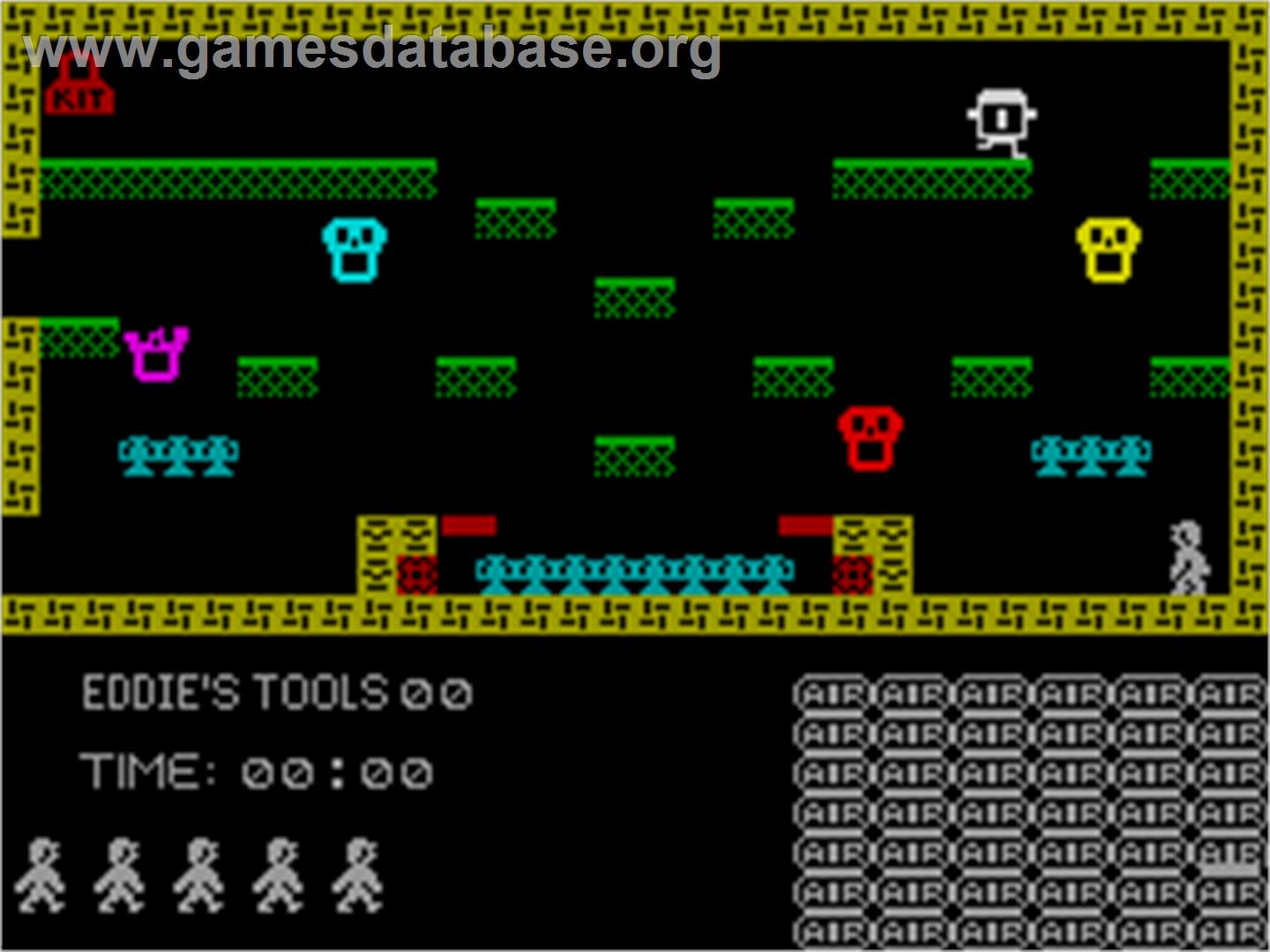 Witchfiend / Odd Job Eddie - Sinclair ZX Spectrum - Artwork - In Game